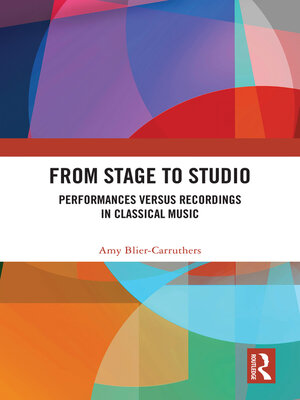 cover image of From Stage to Studio